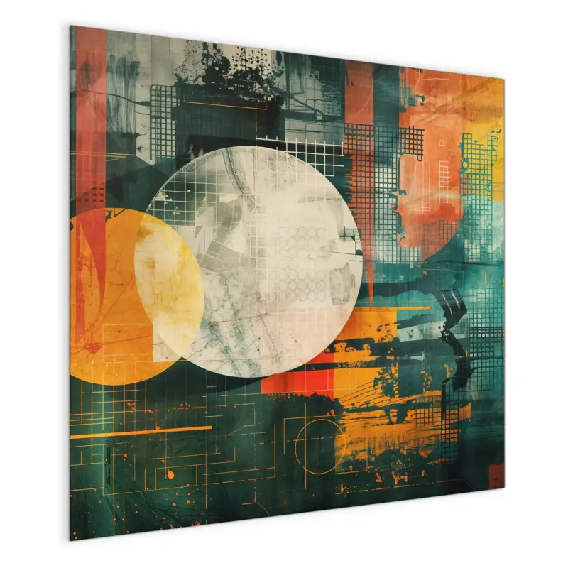 Magnettafel - Abstrakte Geometrie 30 x 30 cm Bestpreis