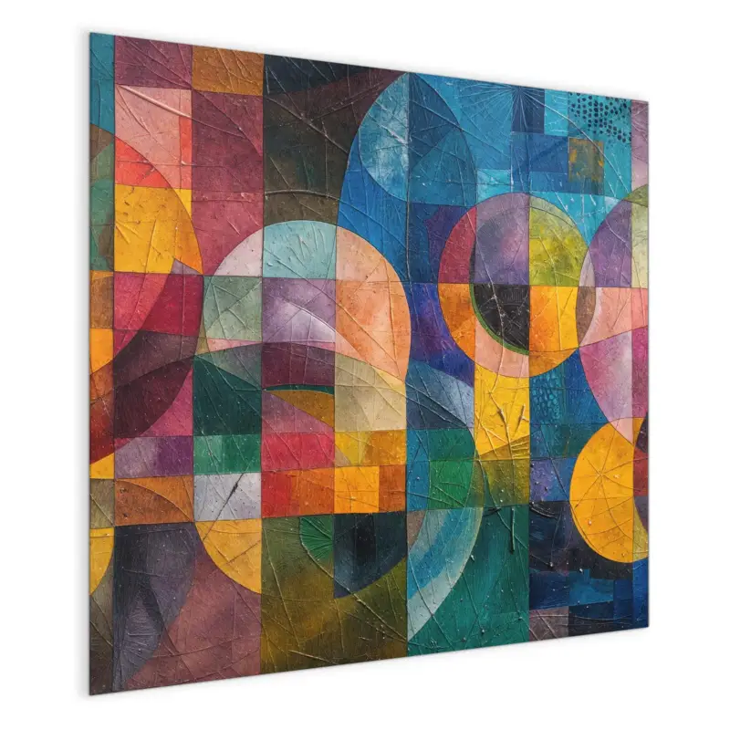 Magnettafel - Abstrakte Farben 30 x 30 cm Garantierte Lieferung
