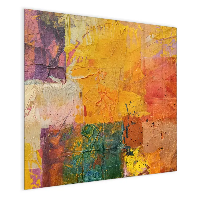 Preisknaller Magnettafel - Farbenfrohe Leinwand 30 x 30 cm