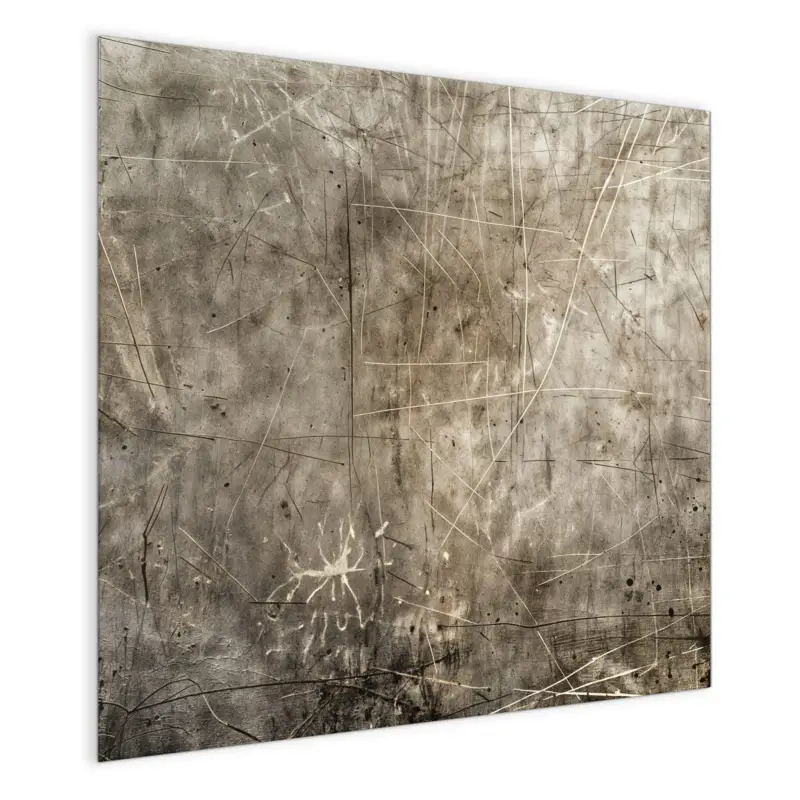 Billig Magnettafel - Abstrakte Kratzstruktur 30 x 30 cm