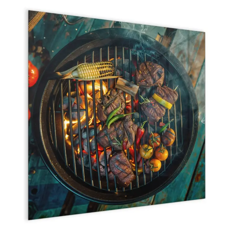 Sale Magnettafel - Sommergrillfest 30 x 30 cm