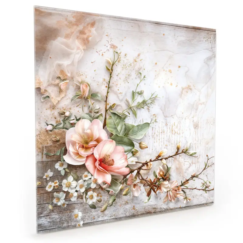 Bestpreis Küchenrückwand - Blumenarrangement 40 x 40 cm