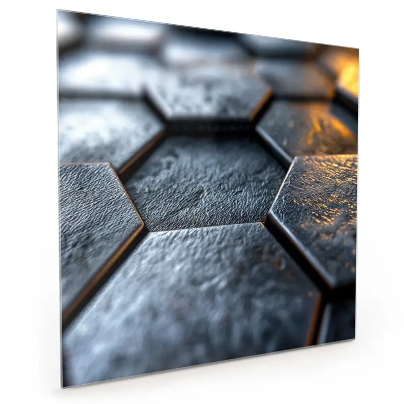 Küchenrückwand - Hexagon Fliesenstrukur 40 x 40 cm Angebot