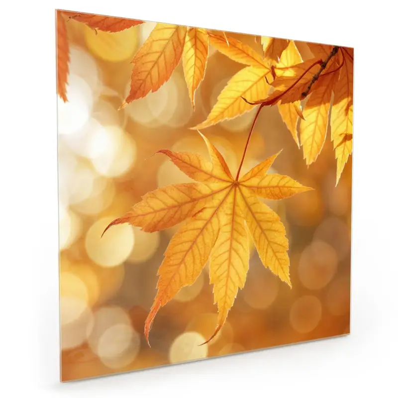 Küchenrückwand - Herbstlich Glitzernd 40 x 40 cm Super-Preis