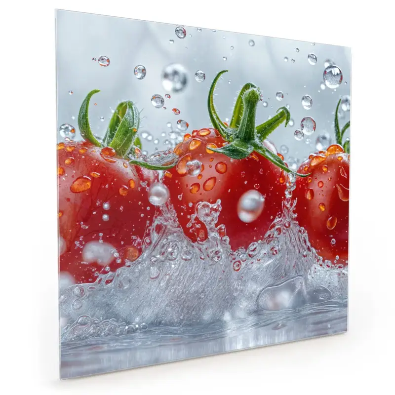 Kostenfreie Lieferung Küchenrückwand - Wassertomaten 40 x 40 cm