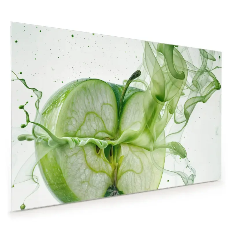 Begrenztes Angebot Küchenrückwand - Zerlegter Apfel 40 x 40 cm