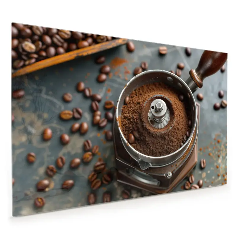 Küchenrückwand - Kaffeemühle 40 x 40 cm Sonderangebot