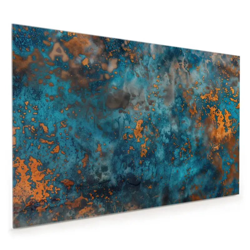 Küchenrückwand - Blaue Maserung 40 x 40 cm Rabatt