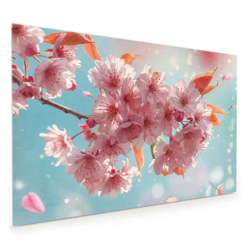 Nur Für Kurze Zeit Küchenrückwand - Kirschblüte Himmel 40 x 40 cm