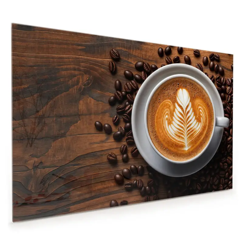Sonderaktion Küchenrückwand - Kaffeegenuss 40 x 40 cm