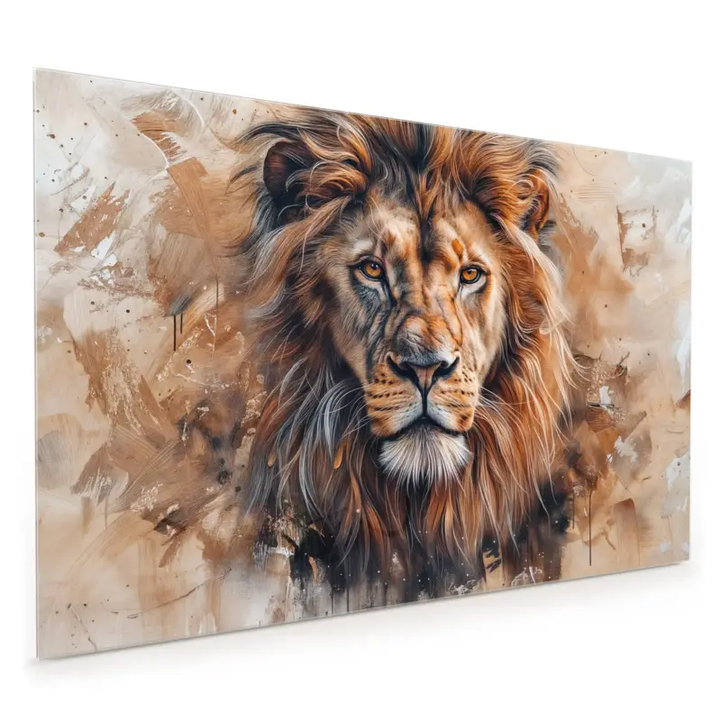 Küchenrückwand - Löwe Porträt 40 x 40 cm Sofort Bestellen