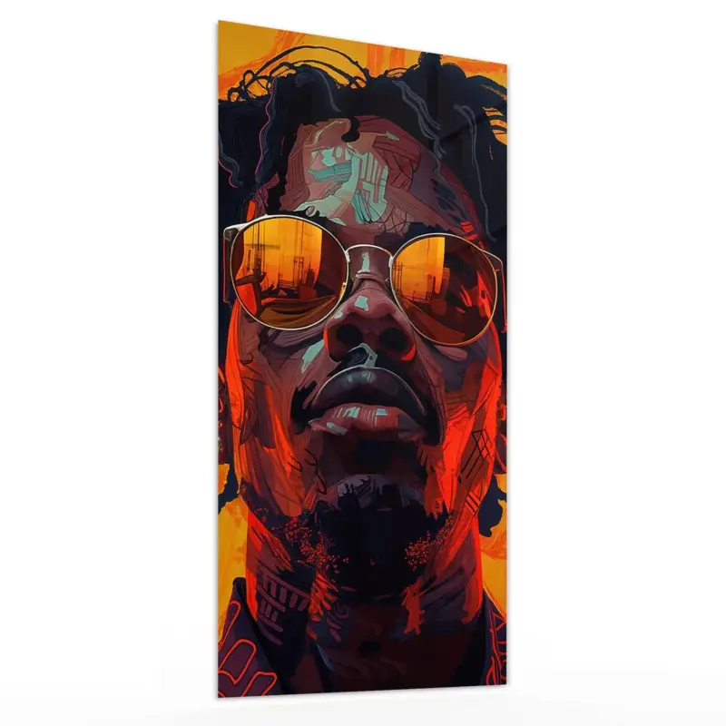 Begrenztes Angebot Wandbild Hochformat - Künstlerischer Look 30 x 60 cm