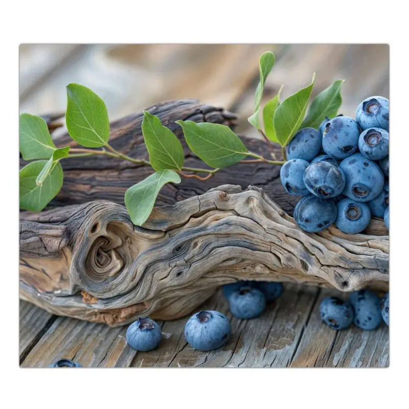 Herdabdeckplatte auf und Blaubeeren 1-Teilig (60x52cm) Kostenloser Rückversand