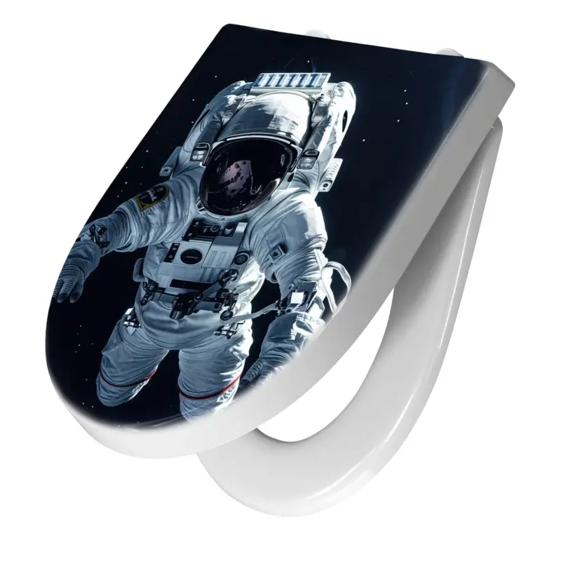 Ausverkauf WC-Sitz mit Absenkautomatik Astronaut im All