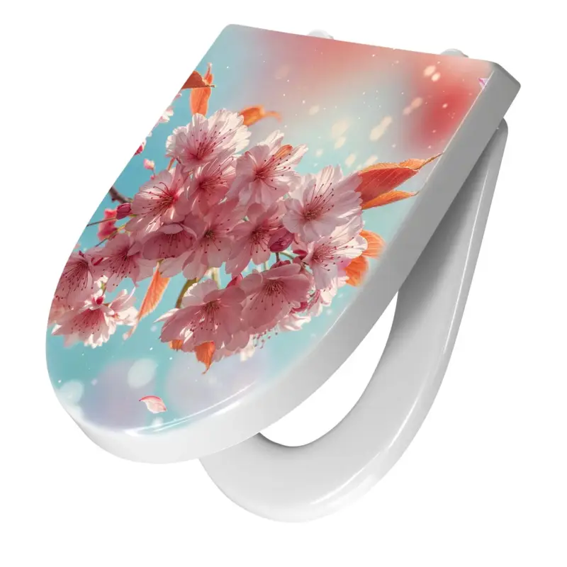 Angebot WC-Sitz mit Absenkautomatik Kirschblüte Himmel