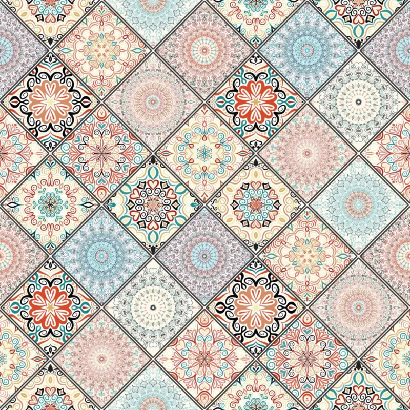 Echt Badrückwand Patchwork