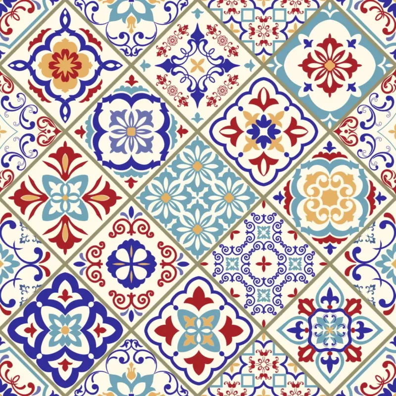 Nur Heute Badrückwand Patchwork