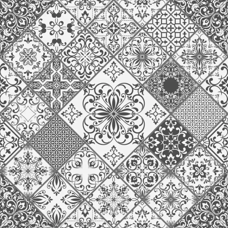 Direktkauf Toilettenrückwand Patchwork