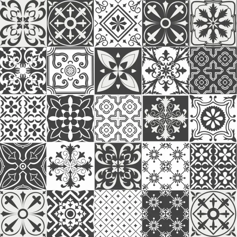 Neuheit Toilettenrückwand Patchwork