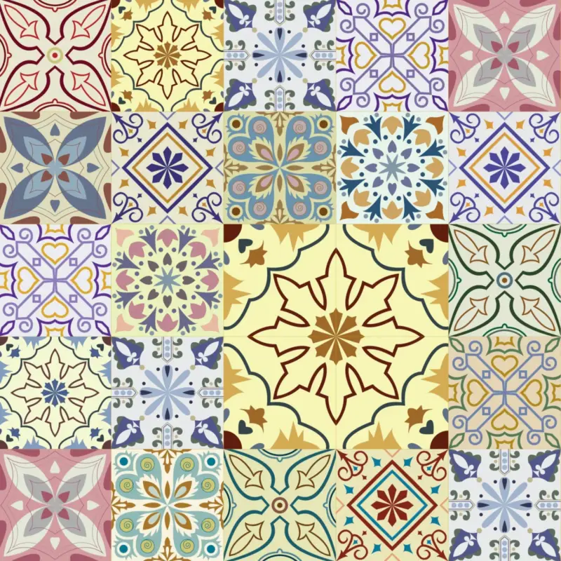 Waschbeckenrückwand Patchwork Gratis Versand