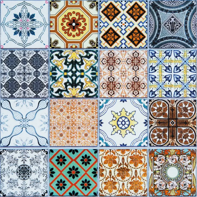 Waschbeckenrückwand Patchwork Gratis Versand