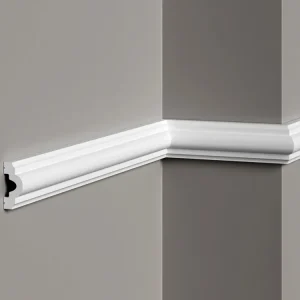 Weiße Wandleiste DS200 Vellano by Decor System Zertifiziert