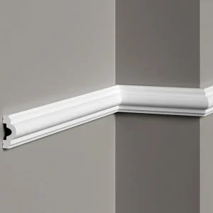 Weiße Wandleiste DS300 Vellano by Decor System Top-Angebot