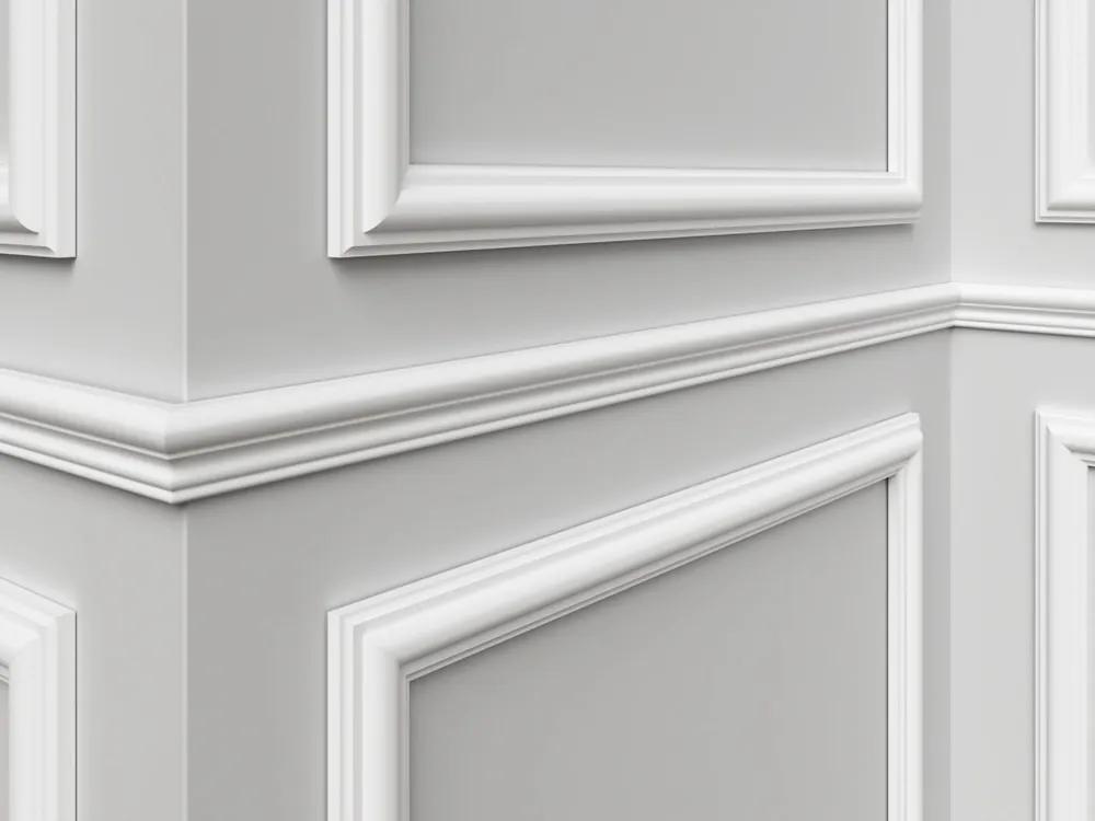 Ausverkauf Wandrahmen aus Wandzierleisten DS3250 + DS200 Vellano von Decor System
