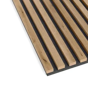 Schneller Versand Akustikpaneel 3D auf Filz 60x60 - Eiche Artisan - LAMEO