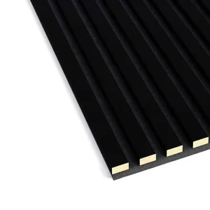 Akustikpaneel 3D auf Filz 60x60 - Schwarz Matt - LAMEO Top-Seller
