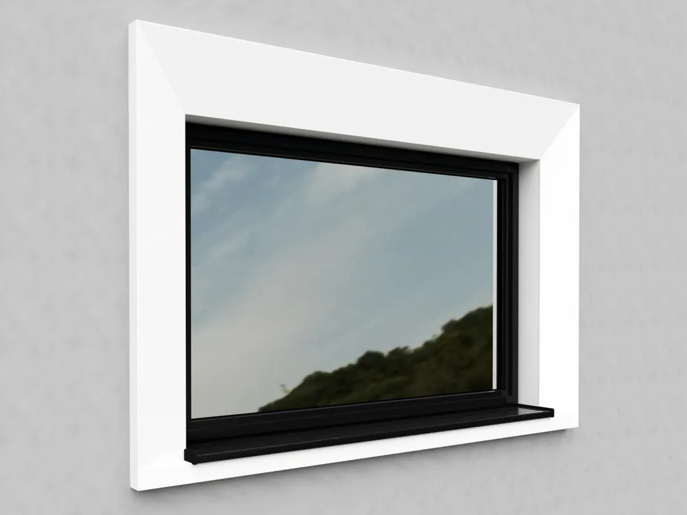Kostenloser Versand Moderne Fensterstuckatur – fertiges Set ZN25A