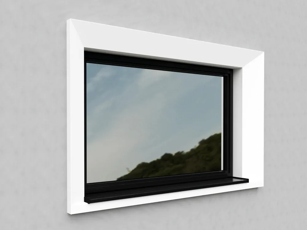 Modernes fertiges Fenster-Fassadenset ZN27 Top-Angebot