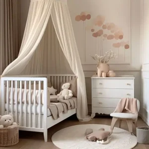 Aktuell Mädchenzimmer mit Wandrahmen – Eleganz und Gemütlichkeit