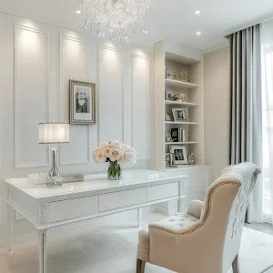 Eleganz im Büro – Glamour-Stil mit dekorativen Stuckelementen Neu Im Sortiment