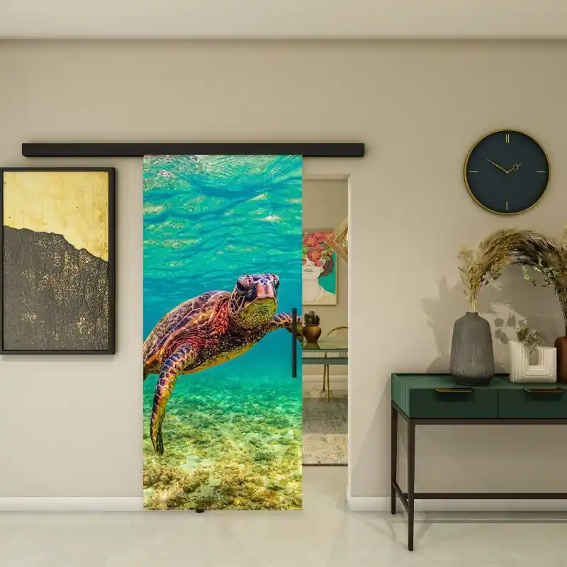 Glasschiebetür BLACK-LINE - Fotoprint Modell 288 Günstig