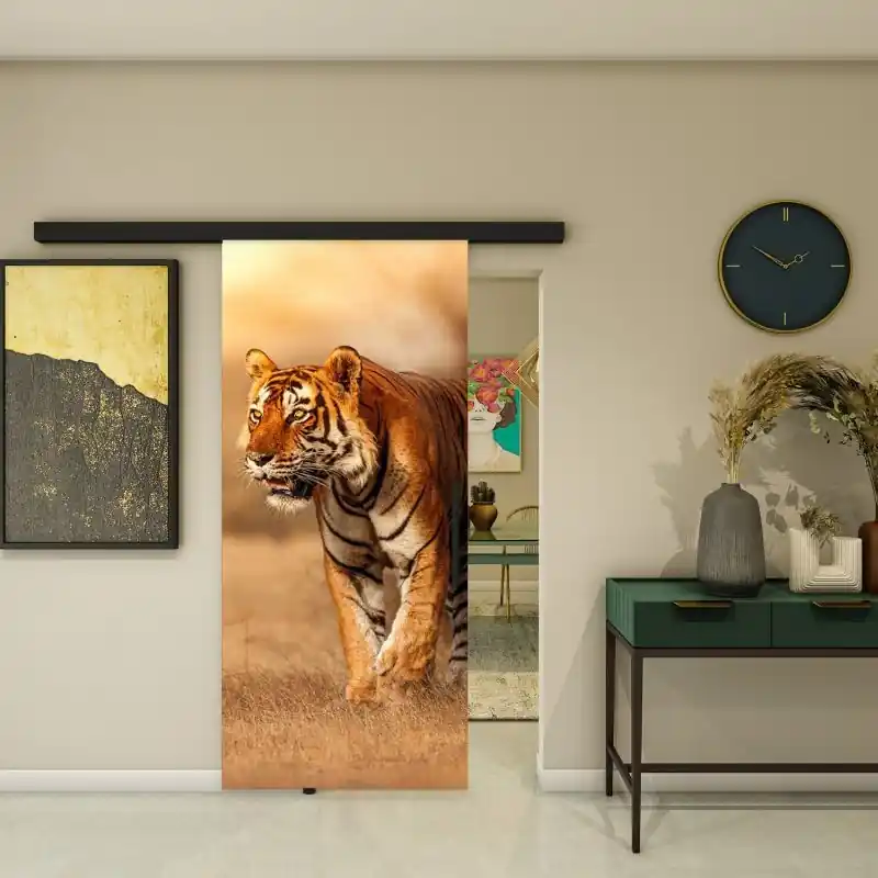 Sonderangebot Glasschiebetür BLACK-LINE - Fotoprint Modell 289