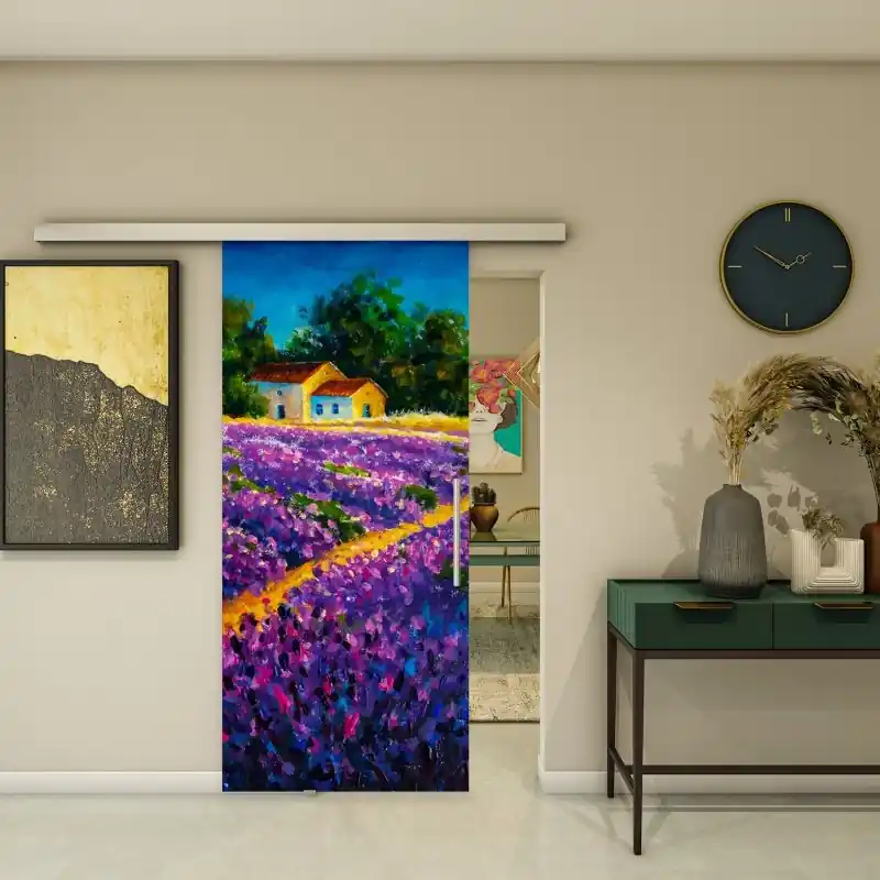 Glasschiebetür SLIM-LINE - Fotoprint Modell 26 Preiswert
