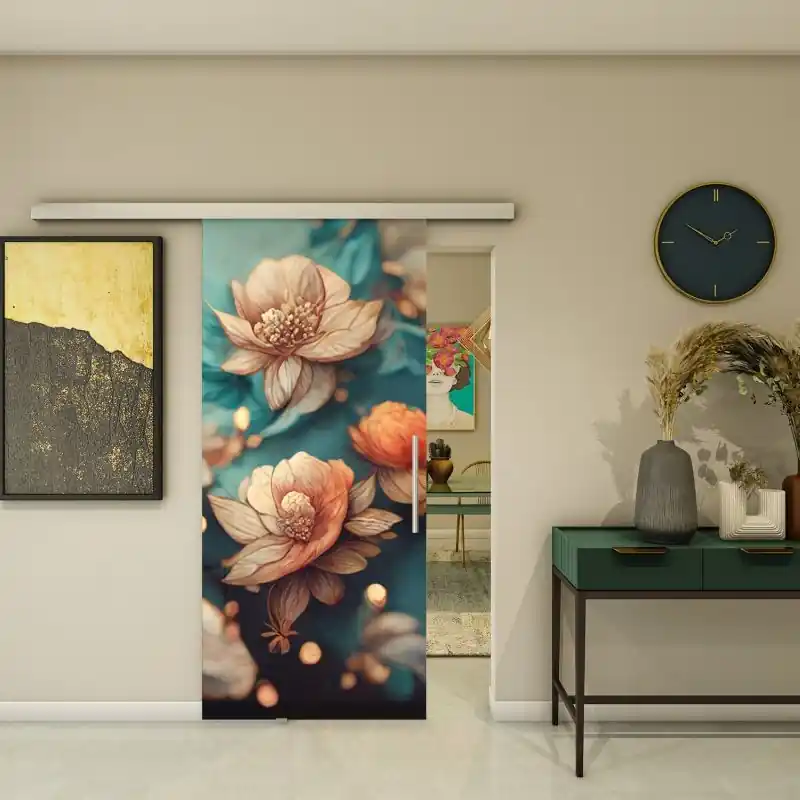 Glasschiebetür SLIM-LINE - Fotoprint Modell 55 Gratis Versand