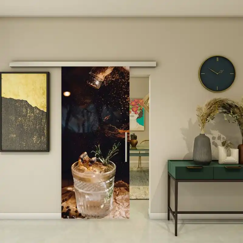 Glasschiebetür SLIM-LINE - Fotoprint Modell 111 Neue Kollektion
