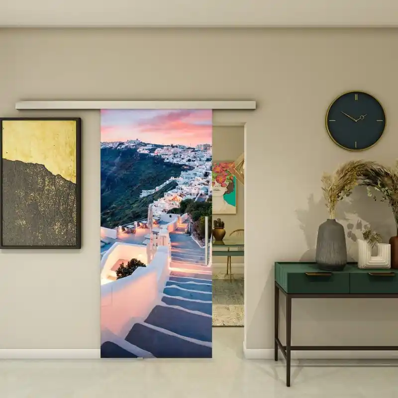 Glasschiebetür SLIM-LINE - Fotoprint Modell 126 Neu