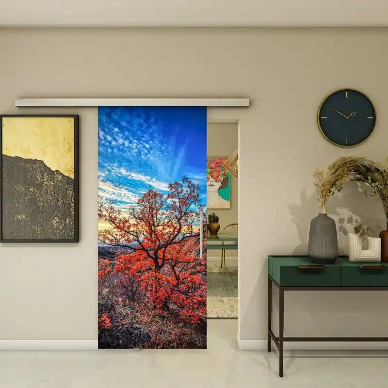 Glasschiebetür SLIM-LINE - Fotoprint Modell 180 Versand Am Gleichen Tag