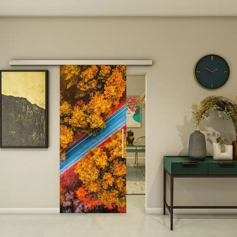 Glasschiebetür SLIM-LINE - Fotoprint Modell 196 Direktkauf