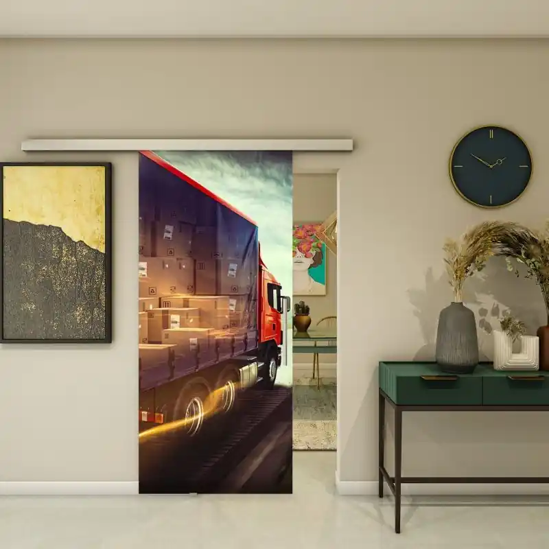 Glasschiebetür SLIM-LINE - Fotoprint Modell 261 Wochenendangebot