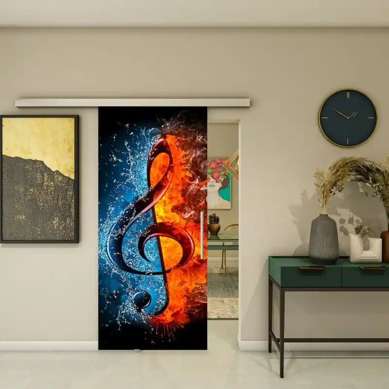 Sale Glasschiebetür SLIM-LINE - Fotoprint Modell 274