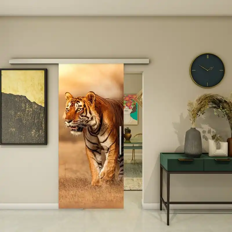 Preisreduziert Glasschiebetür SLIM-LINE - Fotoprint Modell 289