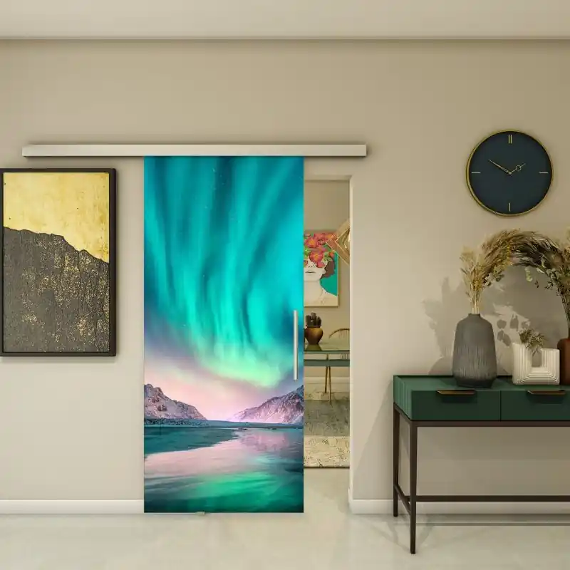 Glasschiebetür SLIM-LINE - Fotoprint Modell 300 Preis Gesenkt
