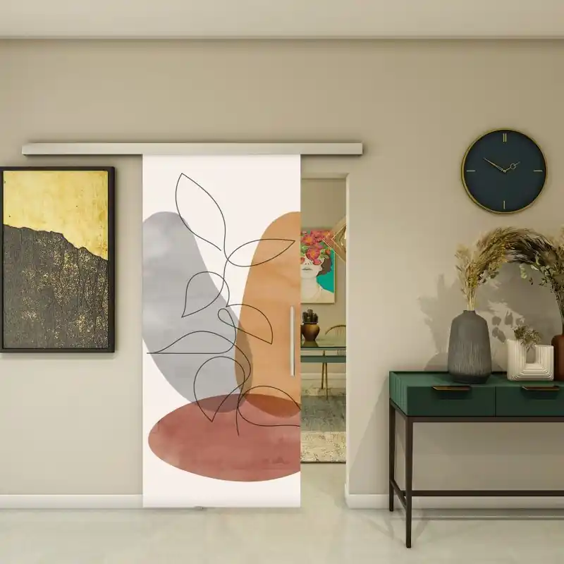 Meistverkauft Glasschiebetür SLIM-LINE - Fotoprint Modell 346
