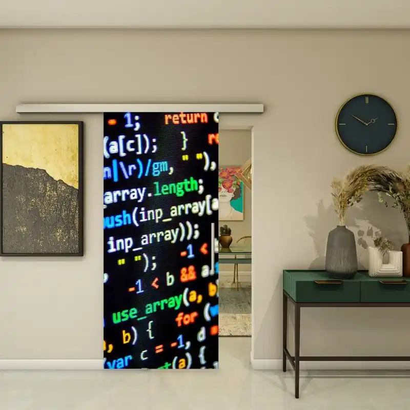 Geprüft Glasschiebetür SLIM-LINE - Fotoprint Modell 349
