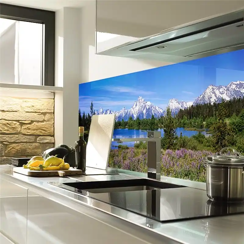 Glas Küchenrückwand 6 mm ESG Motive KRWM-0625 Highlight