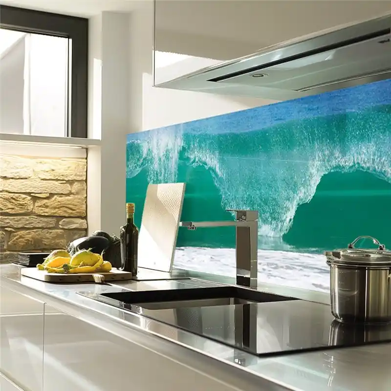 Glas Küchenrückwand 6 mm ESG Motive KRWM-0783 Gratis Versand